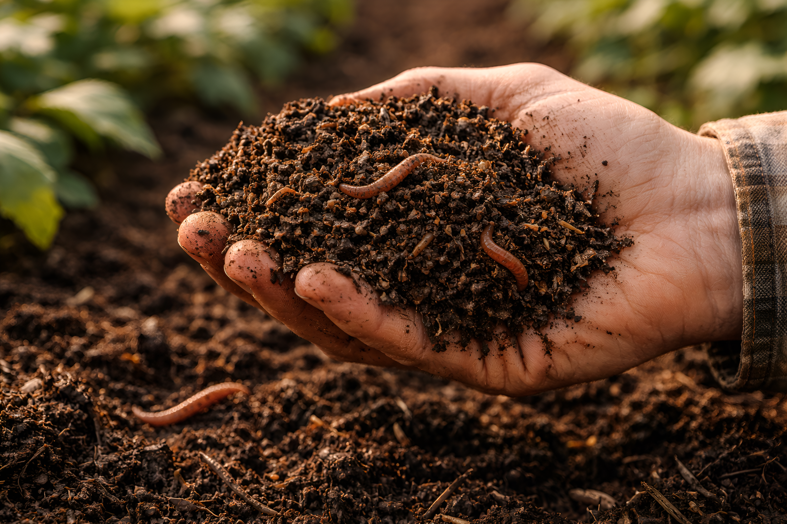Premium Organic Vermicompost – Living Soil Nutrition