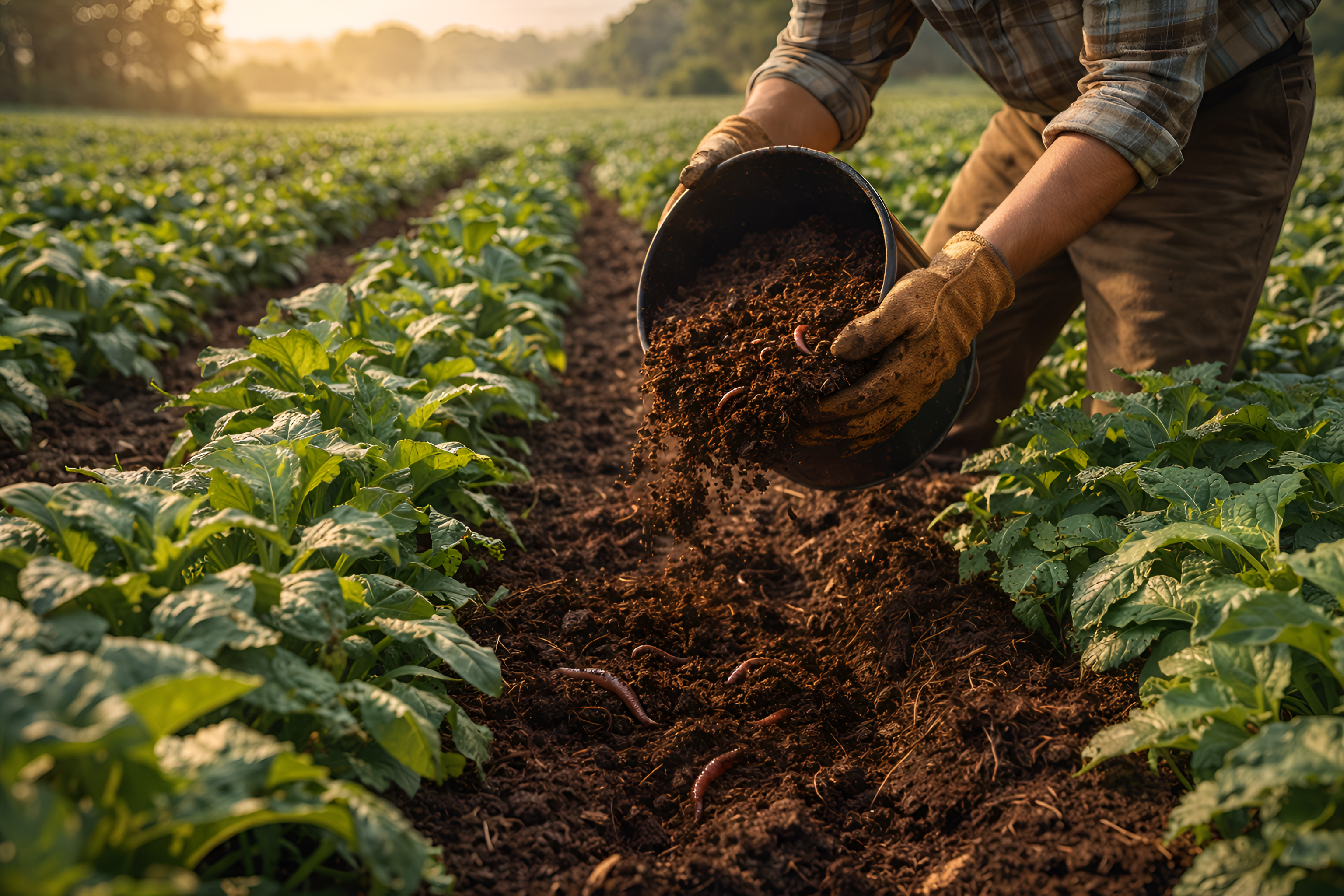 Premium Organic Vermicompost – Living Soil Nutrition
